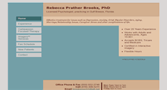 Desktop Screenshot of brookspsychology.com